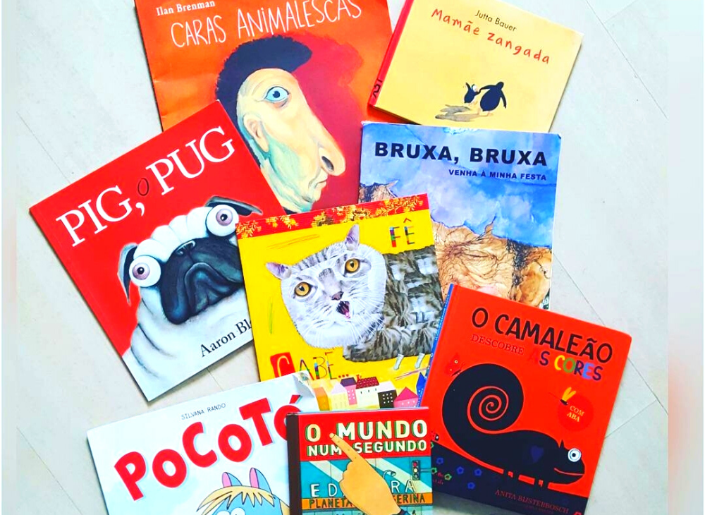 Estes livros eram os queridinhos da Marina quando ela tinha 2 anos!