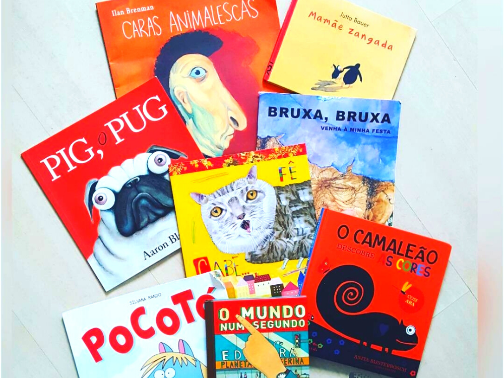 Estes livros eram os queridinhos da Marina quando ela tinha 2 anos!