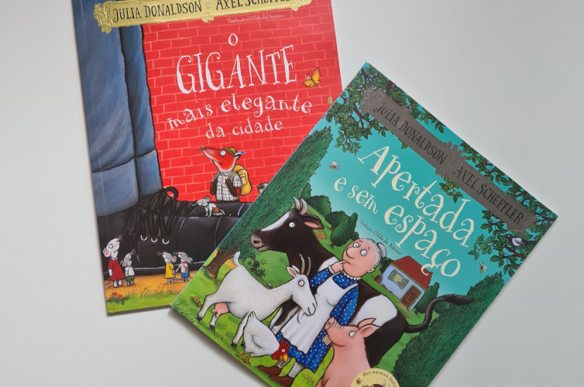 Júlia Donaldson e Axel Scheffler