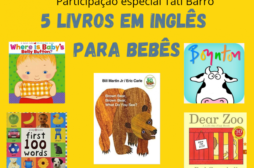 5 Livros em Inglês para bebês